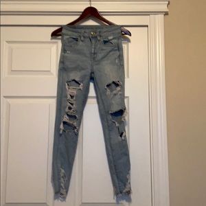American eagle ripped jeans